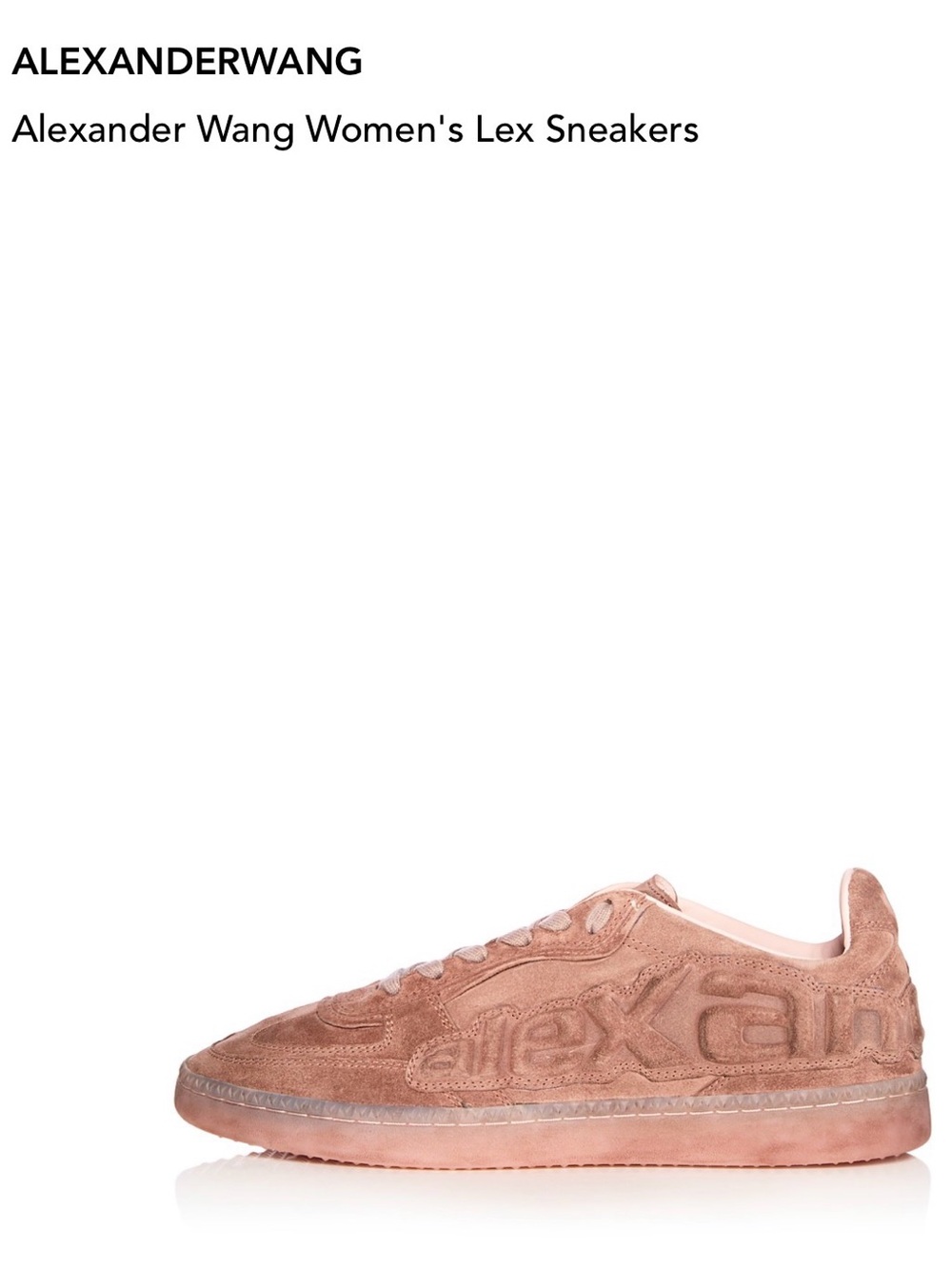 NWT - Alexander Wang Women Suede Sneakers - Cute & Stylish! - Picture 8 of 12